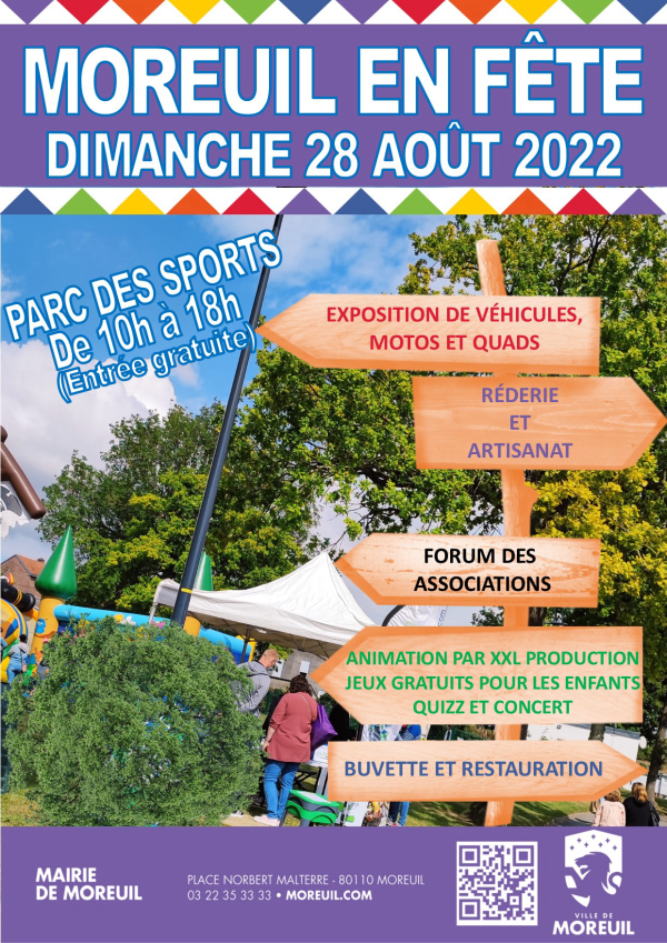 MOREUIL EN FETE : DIMANCHE 28 AOUT 2022 - Moreuil